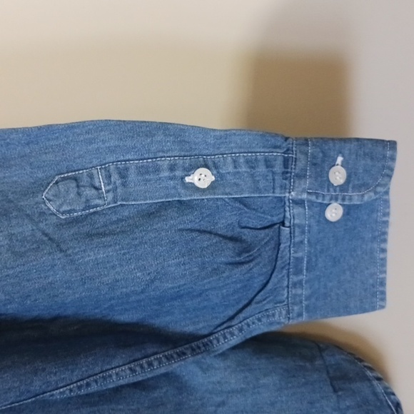 Vintage Segrita by Emmanuel Schvili Tom and Jerry Embroidered Denim Top, Size L - Picture 6 of 9